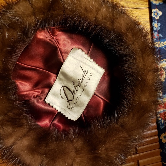 Deborah exclusive mink hat Clearance